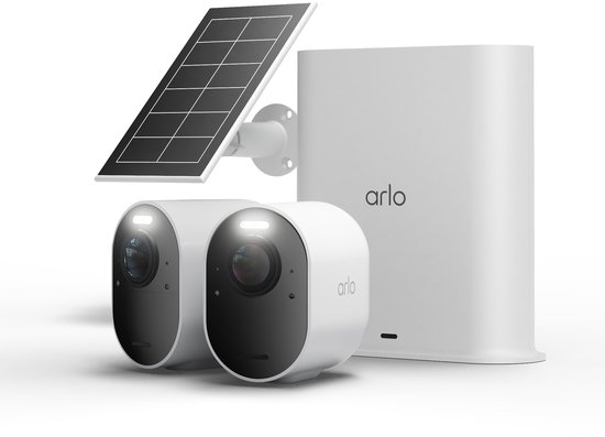 Arlo Ultra3 4K beveiligingscamera + Zonnepaneel - 2 Cam Kit (incl. Smart Hub) van Arlo — afbeelding 2