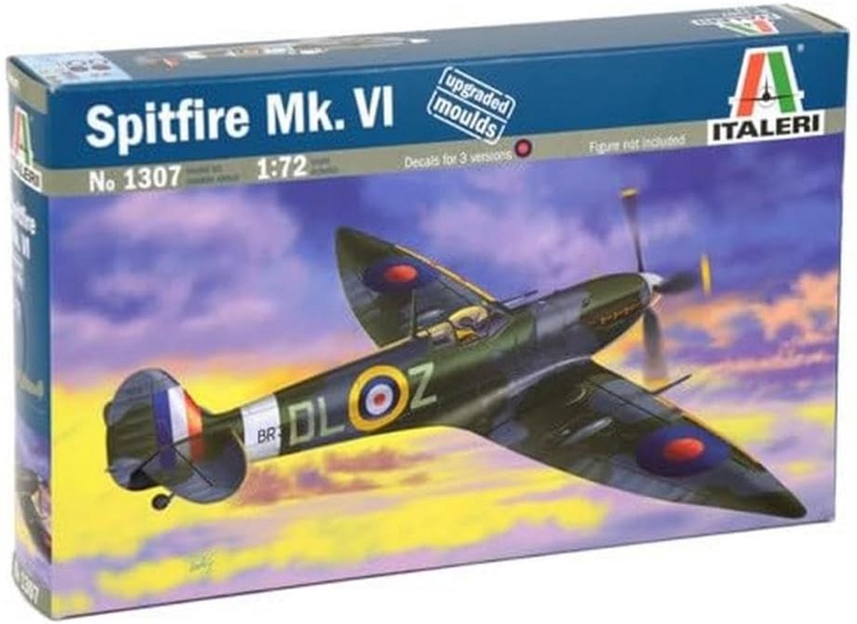 Modelbouwset Vliegtuig Spitfire Mk. VI - Schaal 1:72 - Kunststof Modelbouwdoos
