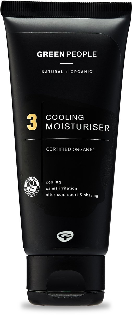 Green People No.3 koelende moisturizer voor mannen -Hydrateert - Kalmeert - Verkoelt