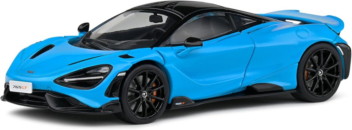 1:43 Modelauto McLaren 765 LT Blauw 2020 Detaillering