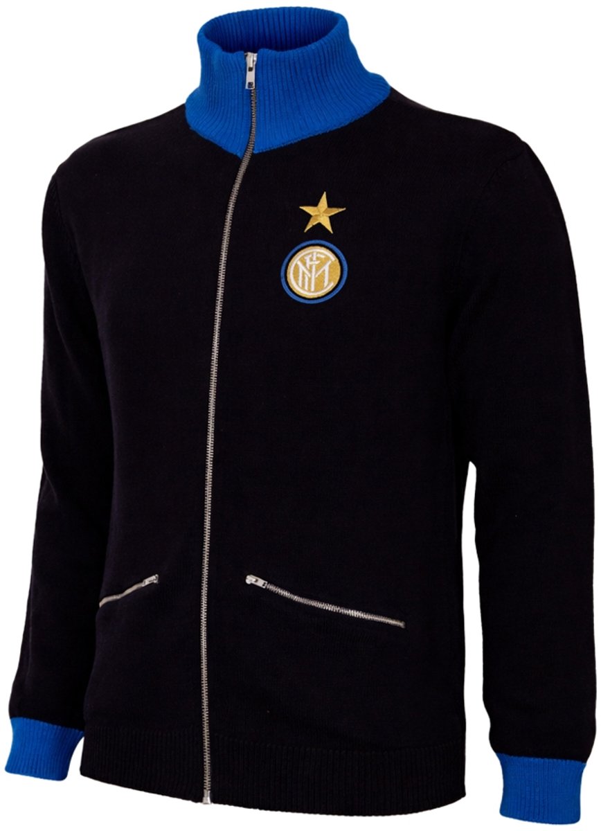 COPA - Inter Milan 1960 Retro Voetbalvest - Heren - Blauw - XL