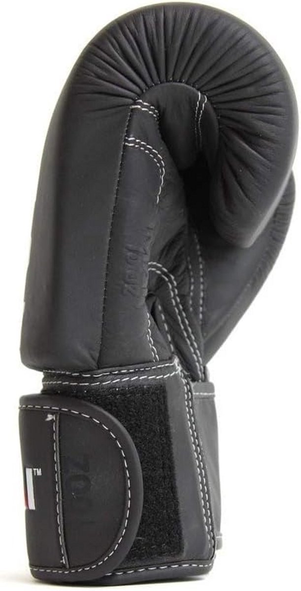 Leren Bokshandschoenen Zwart 12 oz - Professionele Trainingshandschoenen