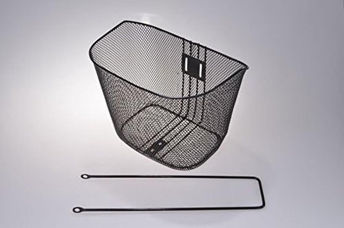 Fietsmand Stuur Zwart 23 Liter Metaal