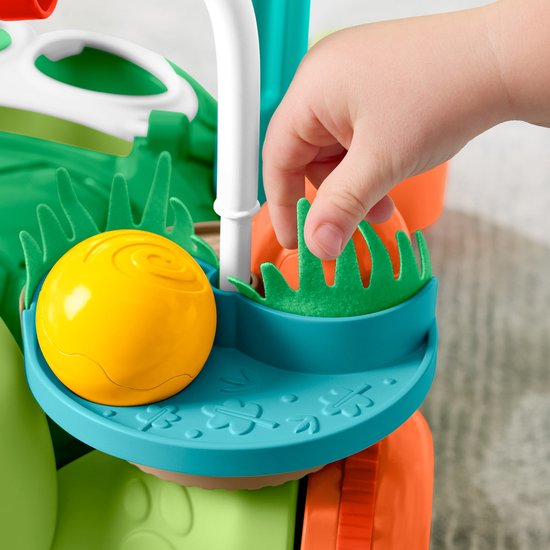 Fisher-Price Moves with You Schildpad Loopwagentje - duw- en activiteitenspeeltje met 5 Ballen van Fisher Price — afbeelding 2