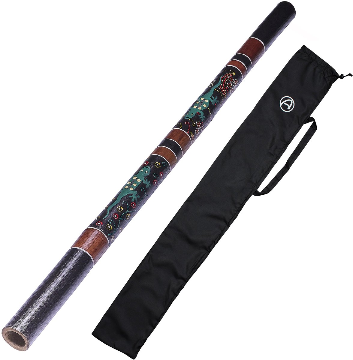 Bamboe Didgeridoo 120cm – Green Gekko Design met Warme lage Toon
