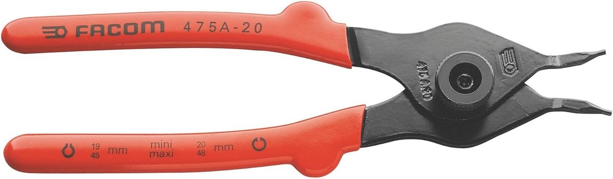 Omsteekbare Tang 20-63 mm Binnen 18-63 mm Buiten 1 Stuk