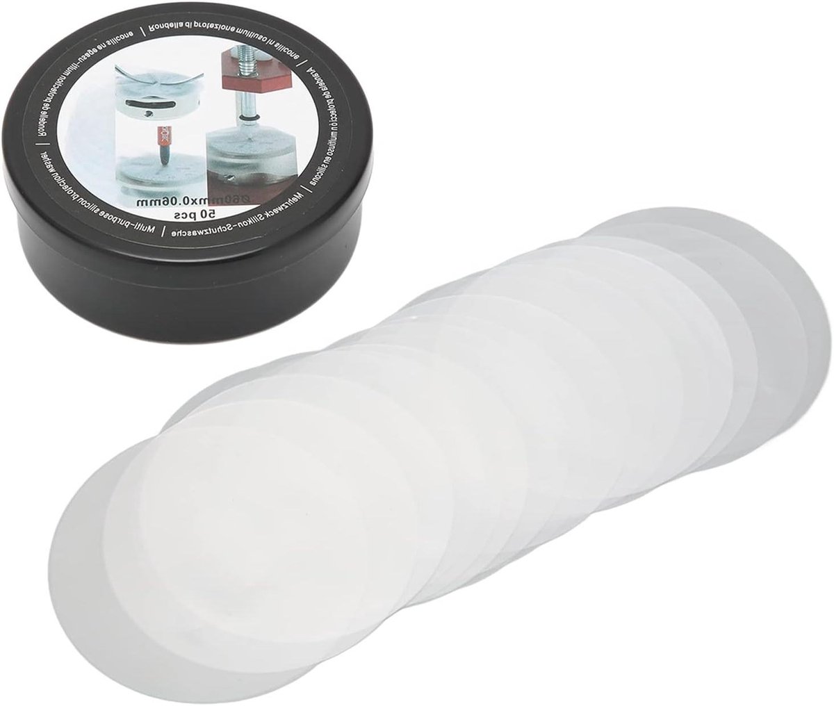 Wijzerplaat Case Back Pads - 50 Stuks inclusief Opbergdoos - Plastic Beschermer Vellen - Horlogemakers Reparatie Benodigdheden - Thuis en Zakelijk Gebruik - Wijzerplaten Accessoires.