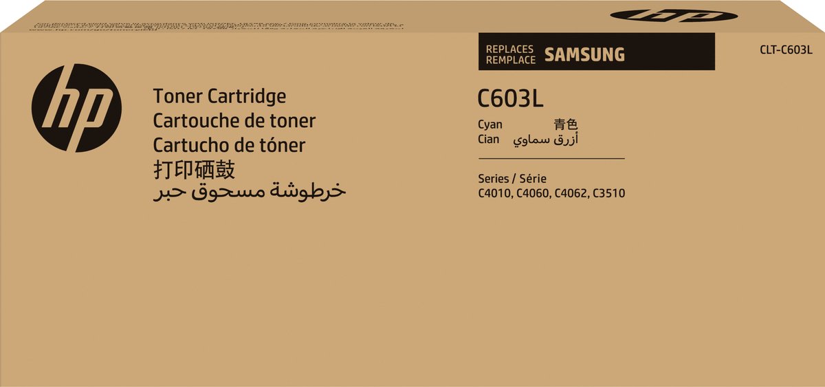 Image of Samsung CLT-C603L High-Yield Cyan Original Toner Cartridge tonercartridge 1 stuk(s) Origineel