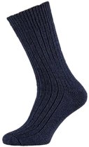 Angro - 3-Pack - Stevige Noorse Sokken - Merino Wol - Meraklon - Heren / Dames - marine - 45-47 - 125006000