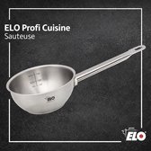 Sauteerpan 20 cm van 18/8 roestvrij staal Elo Profi Cuisine