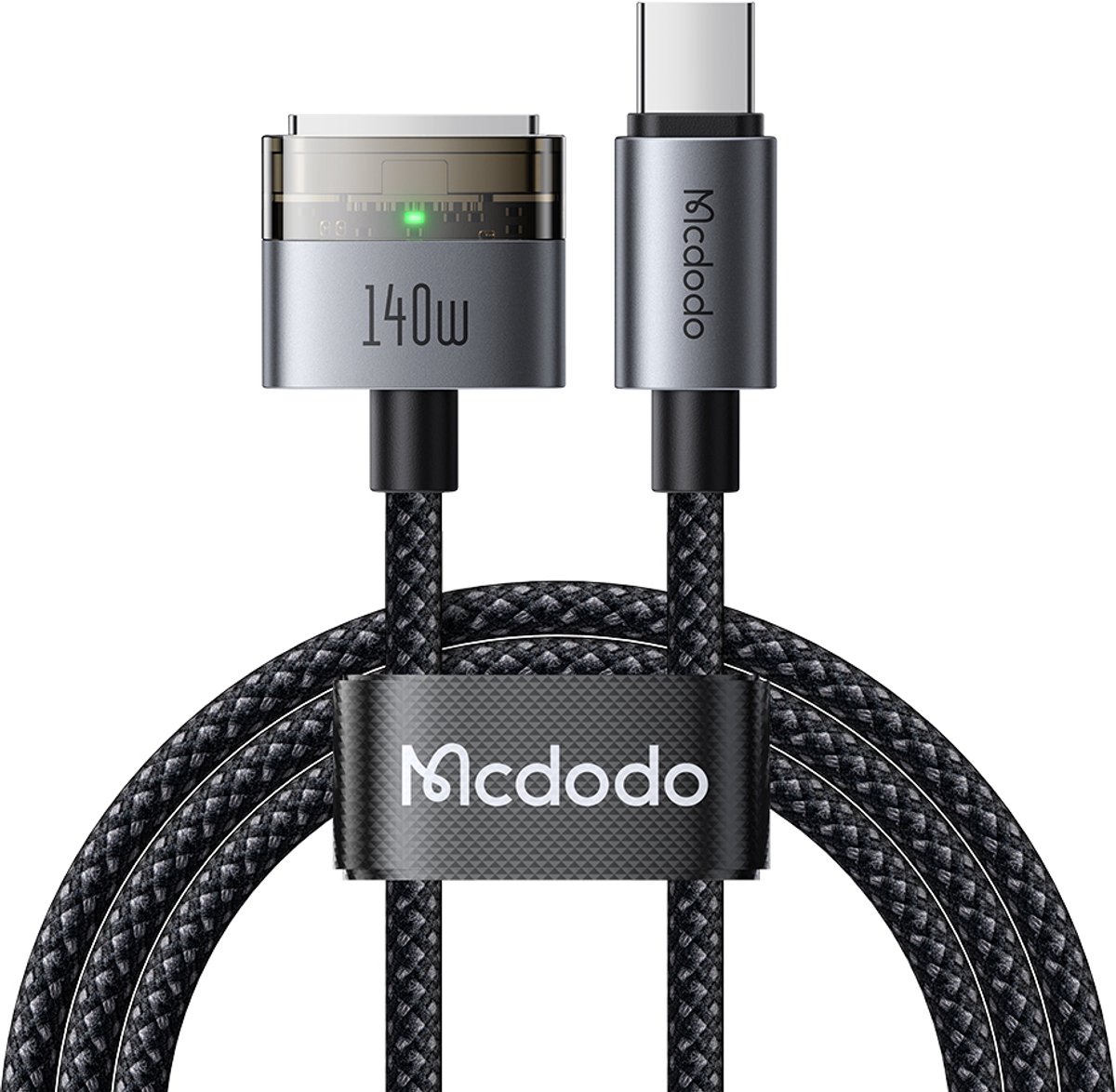 MCDODO USB-C naar MagSafe 3 Kabel 140W 2m voor MacBook