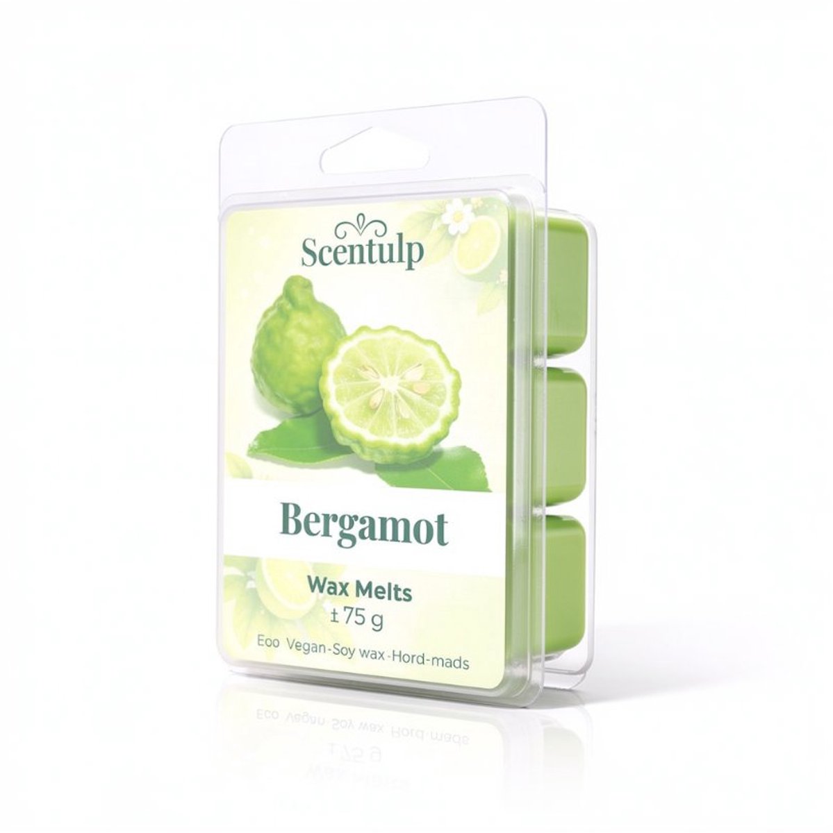Scentulp - Wax Melts Bergamot – Frisse Citrusgeur
