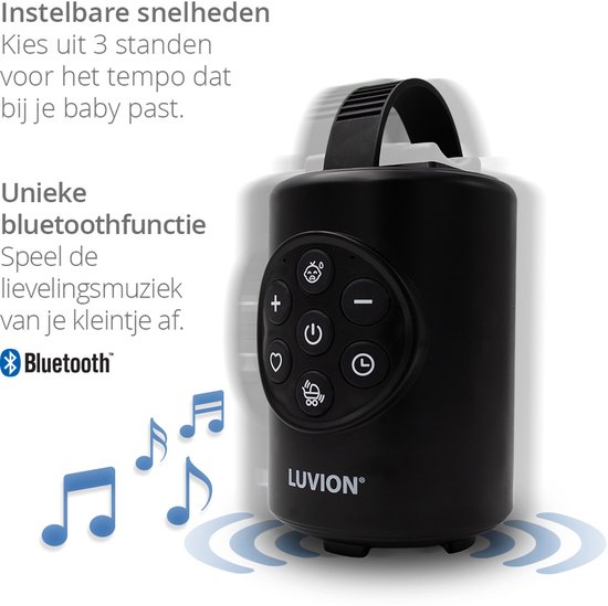 LUVION® Baby Rocker voor Kinderwagen en Buggy - Baby Swing - Babywipstoel - Automatisch Schommelen van Merkloos — afbeelding 4