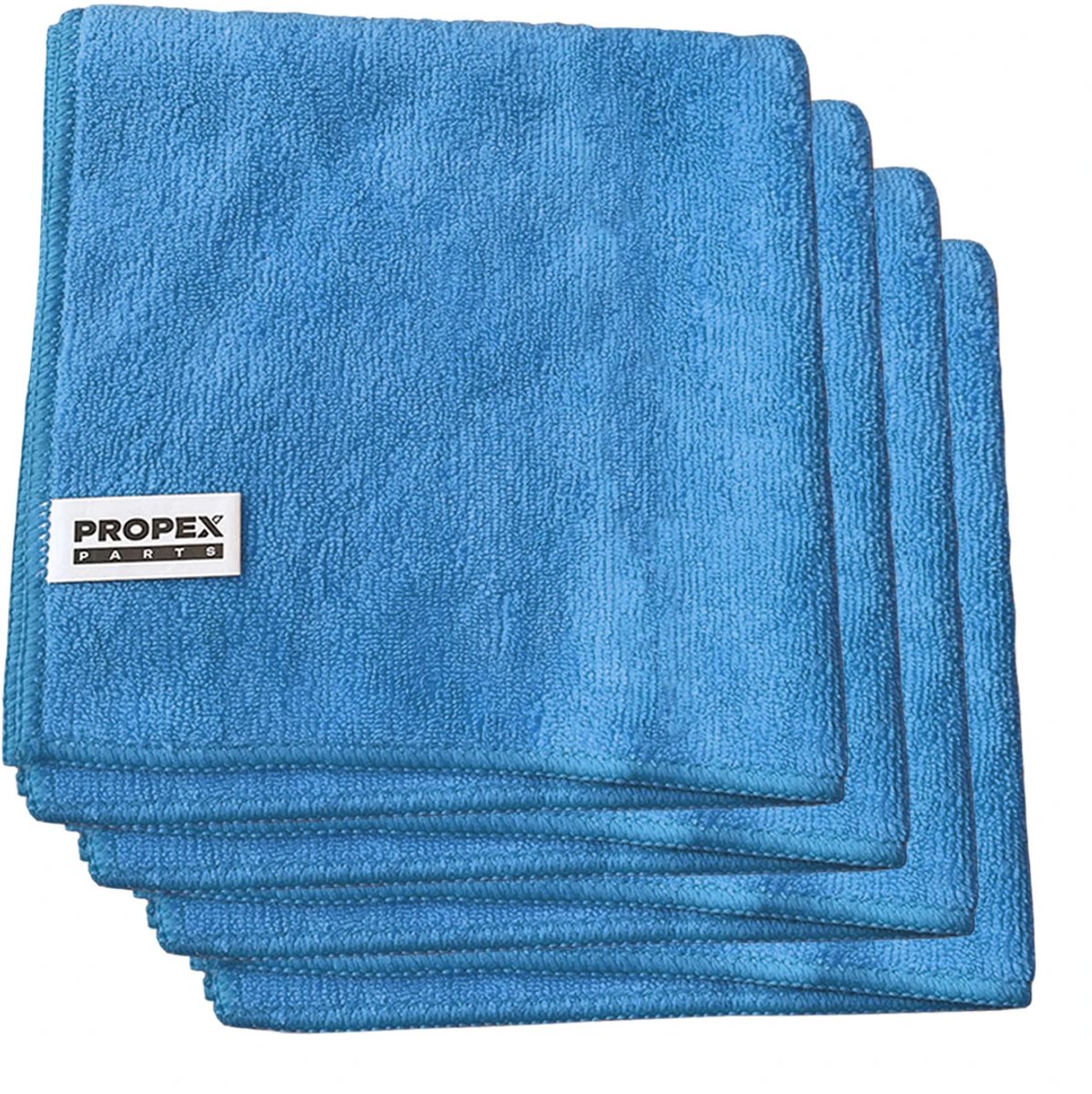 Propex Parts Microvezeldoek 40cm x 40cm - Super Absorberend - Geschikt voor Glas & Interieur - Blauw - 4 stuks