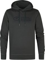 Petrol Industries - Sweat à capuche avec logo imprimé pour homme Mackinaw - Zwart - Taille XL