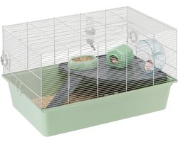 MIRA® Hamsterkooi - Knaagdierkooi - Kooi - Inklapbare Deksel - Groen - ‎70cmx 46cm x 41cm; 4.82 kg