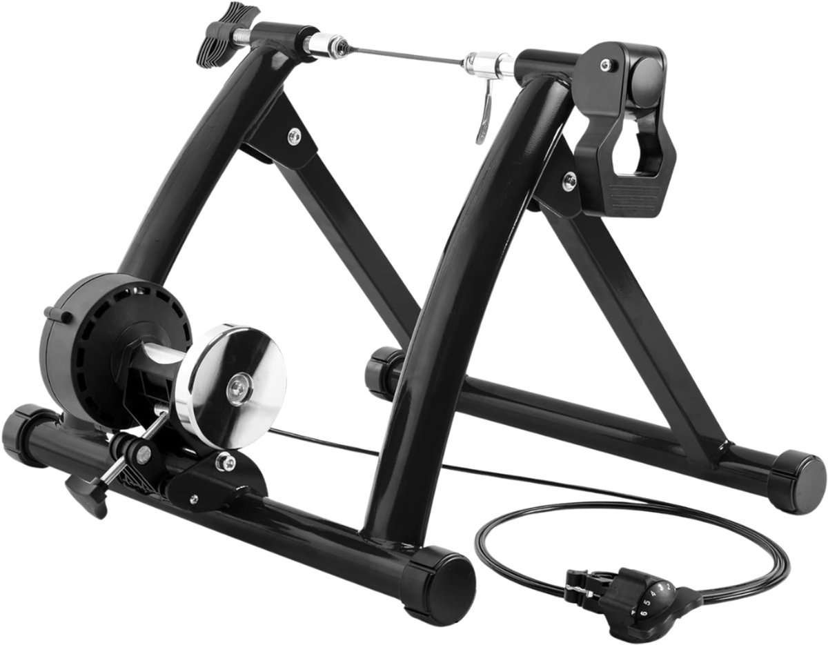 MIRA® Professionele Fietstrainers Direct Drive – Krachtige Fiets Trainer - Wheel Stand - Zwart - 55cm x 43cm x 40cm