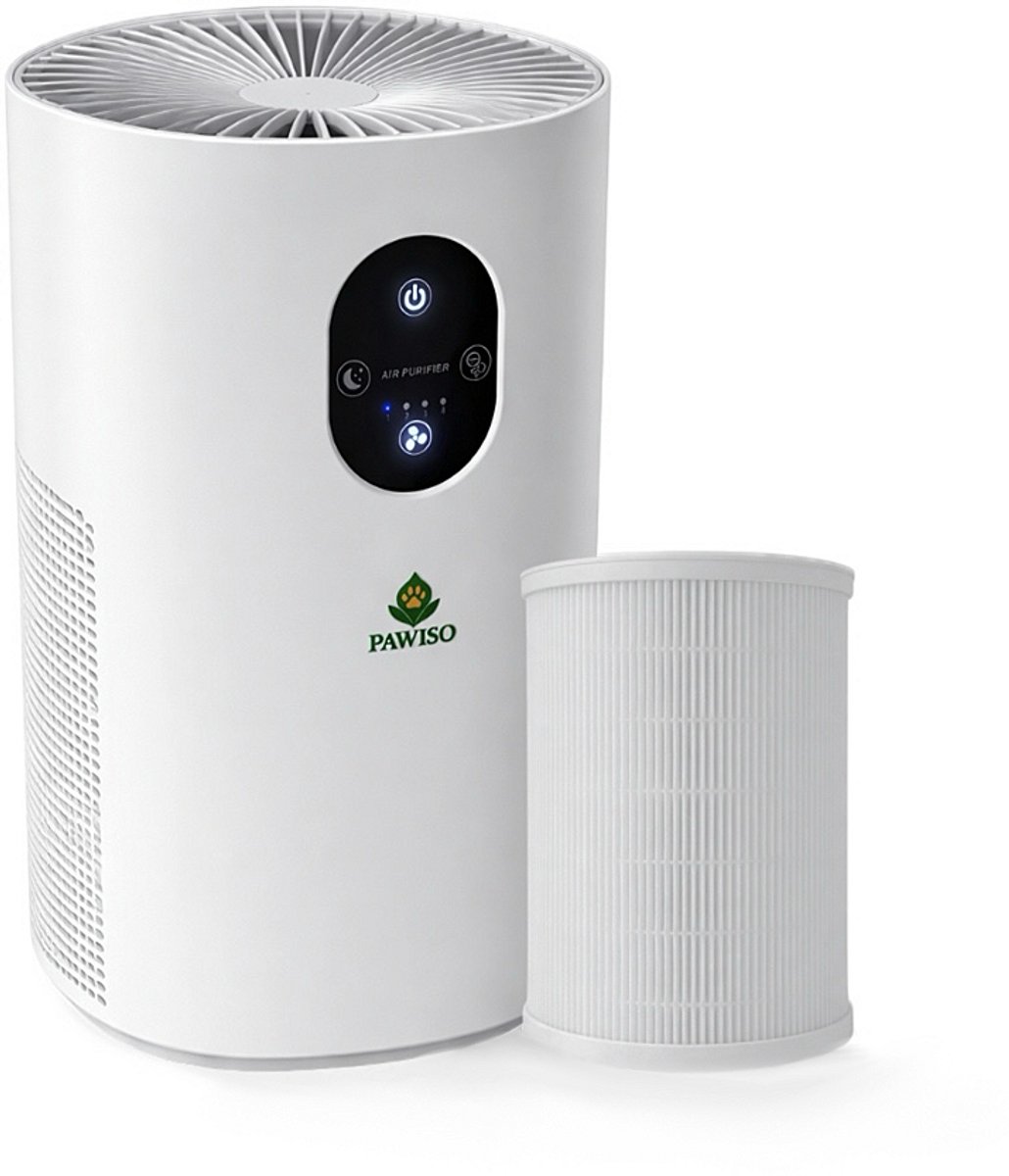 Pawiso Air Purifier / Luchtreiniger - Wit - 65 m² - HEPA + Koolstoffilter — afbeelding 1