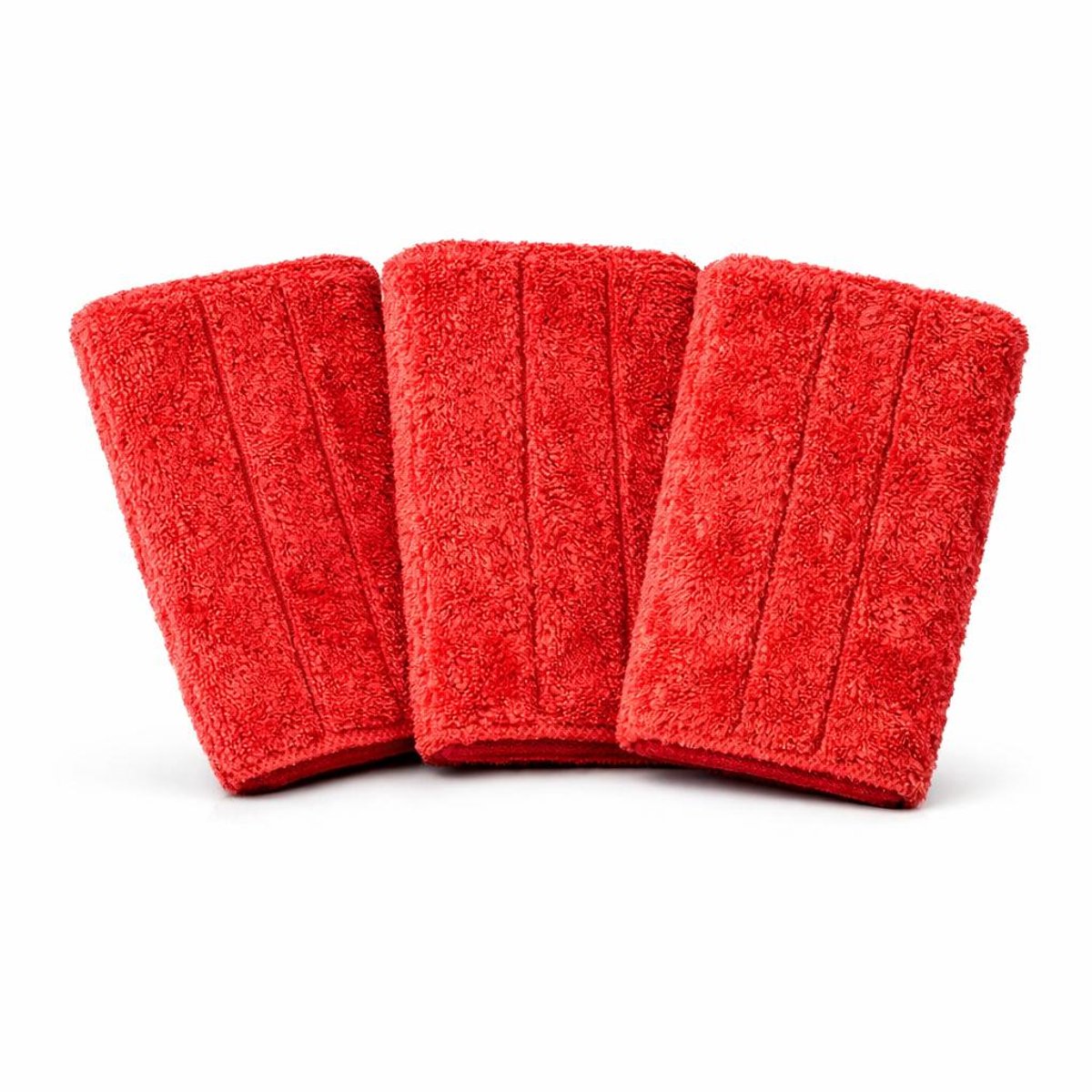 3xNanopro/Nanopro Glover Handschoen/Schoonmaakdoek/Rood/24x18cm
