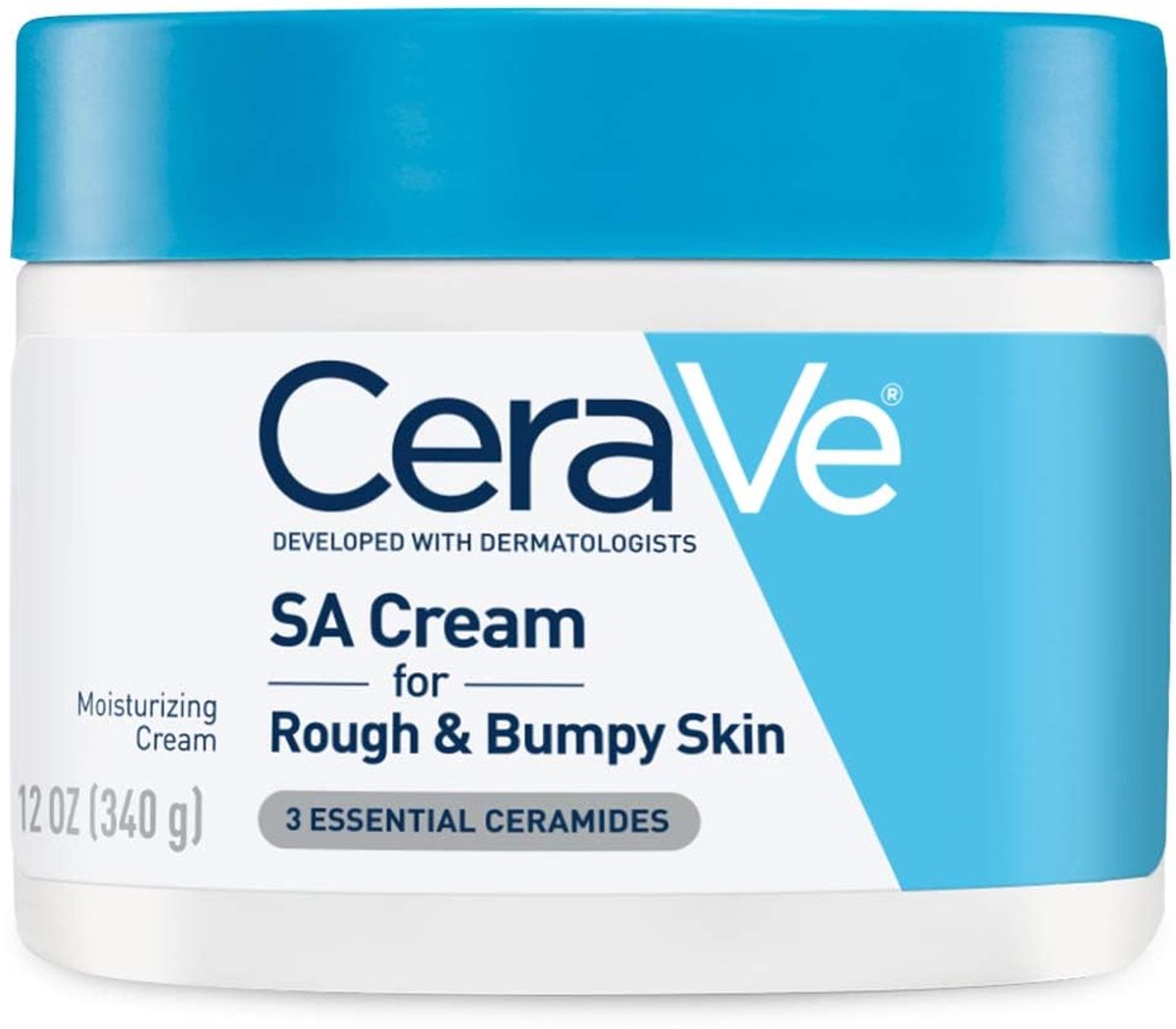 CeraVe Moisturizing Cream met Salicylzuur – Exfoliërende Bodycrème, Parfumvrij, 340g