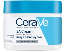 CeraVe Moisturizing Cream met Salicylzuur – Exfoliërende Bodycrème, Parfumvrij, 340g