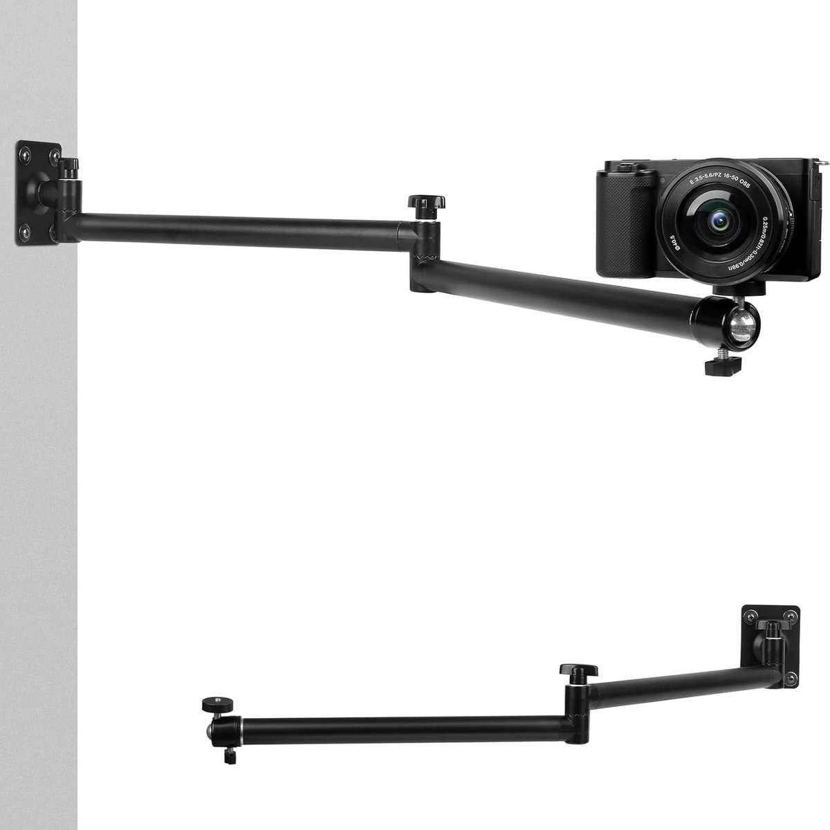 Verstelbare Wandscharnier Cameramontering voor DSLR en Webcams