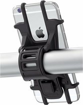 Telefoonhouder Fiets – Smartphone Houder Stuur – Universele Fietshouder voor Telefoon 4 tot 6.5 Inch – Zwart