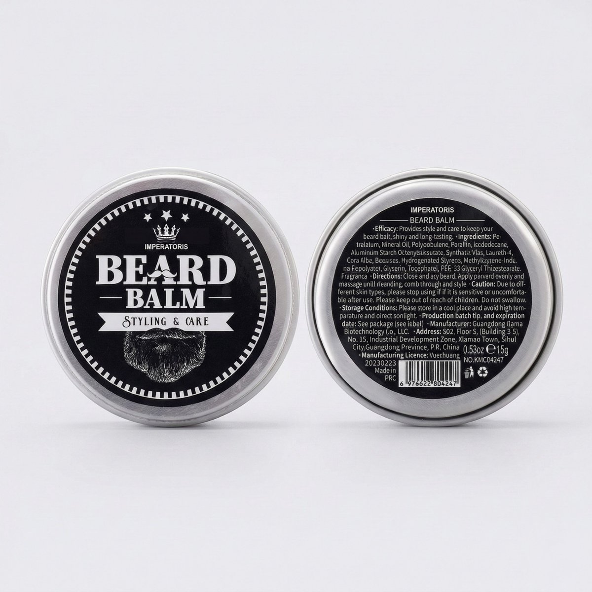 Imperatoris Baardbalsem - Hydraterende baardbalsem voor baardverzorging en styling – Perfect cadeau voor mannen - 1 stuk - 15g