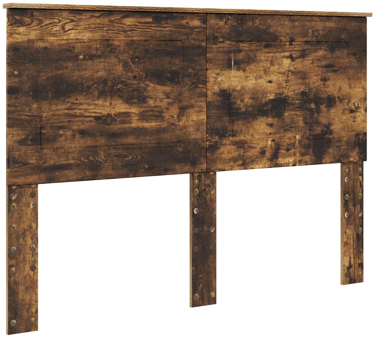 vidaXL - Hoofdbord - Gerookte - Eik - 100 - cm - Geconstrueerd - hout