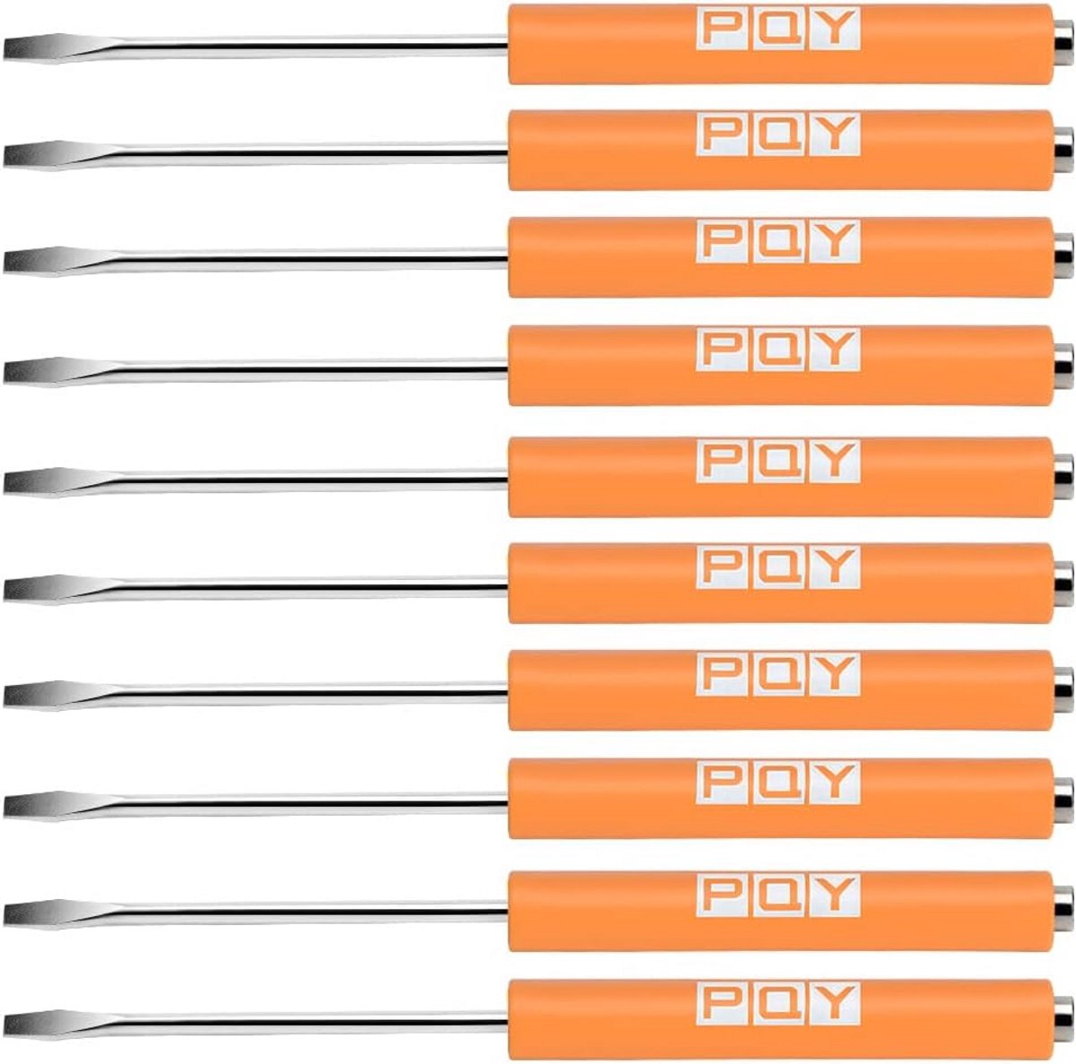 Pocket Schroevendraaier Set - 10-delige Set van Magnetische Sleufkop Schroevendraaiers