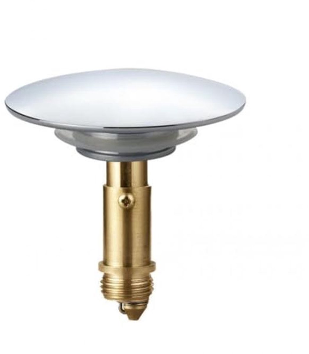 Verchroomde Metaal Badkamer Wastafel Pop-Up Plug 66mm - Vervanging voor Klik Afval Plug
