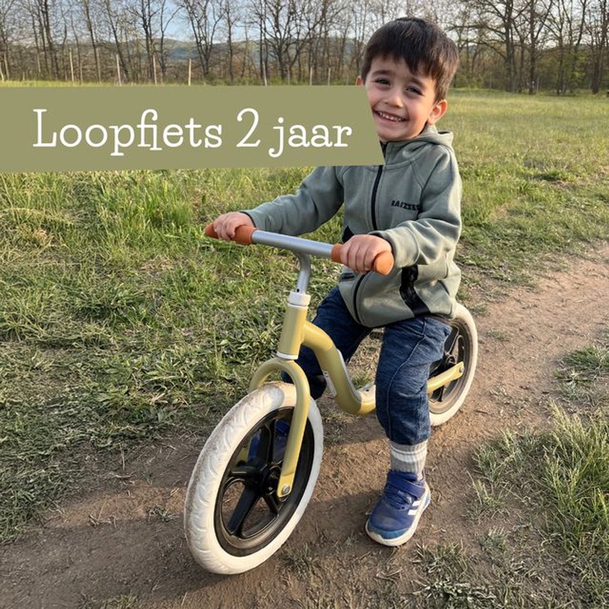 Chillafish Loopfiets 2 jaar - Lichtgewicht met verstelbaar zadel en stuur - Groen - Loopfiets voor jongens en meisjes tot 5 jaar met voetsteun, handvat om te dragen en 12" anti lek banden - Model Charlie Lux — afbeelding 3
