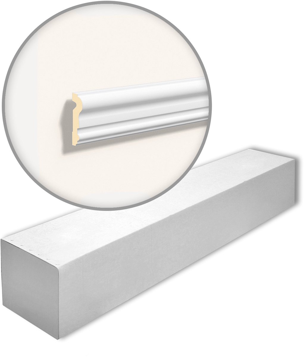 NMC MA16-box DOMOSTYL Noel Marquet 1 doos 10 stukken Deuromlijsting Gevel profiel modern design wit | 20 m