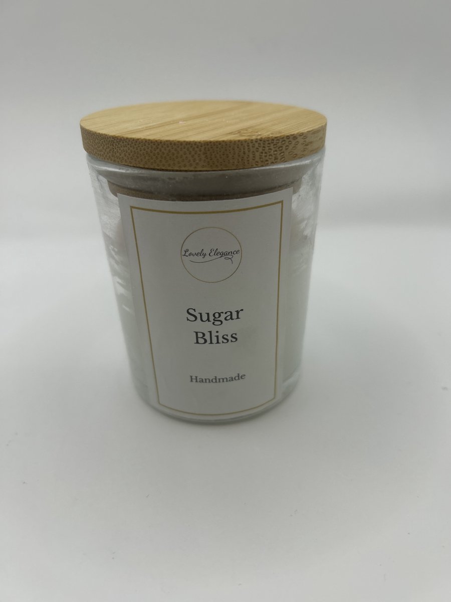 Lovely Elegance - Handgemaakte Geurkaars Sugar Bliss - Duurzaam