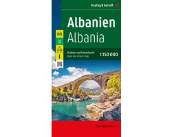 freytag & berndt Auto + Freizeitkarten AK 9503 - Albania Road and Leisure Map