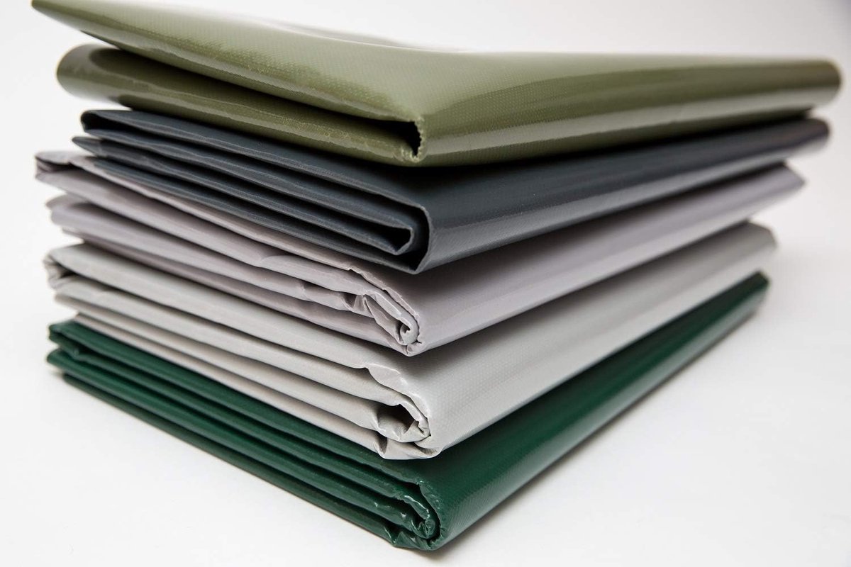 Pvc Vrachtwagenzeil 620 g/m² 150 cm Breed per Meter - Waterdicht en Scheurvast Beschermzeil