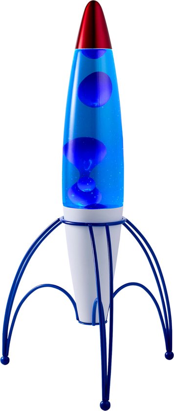 Lámpara de lava Rocket Degradado Azul - Artículo de decoración - Los