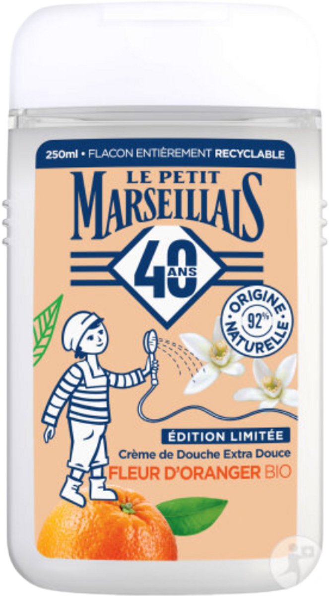 Le Petit Marseillais Douchegel - Biologisch - Oranjebloesem - 250ml