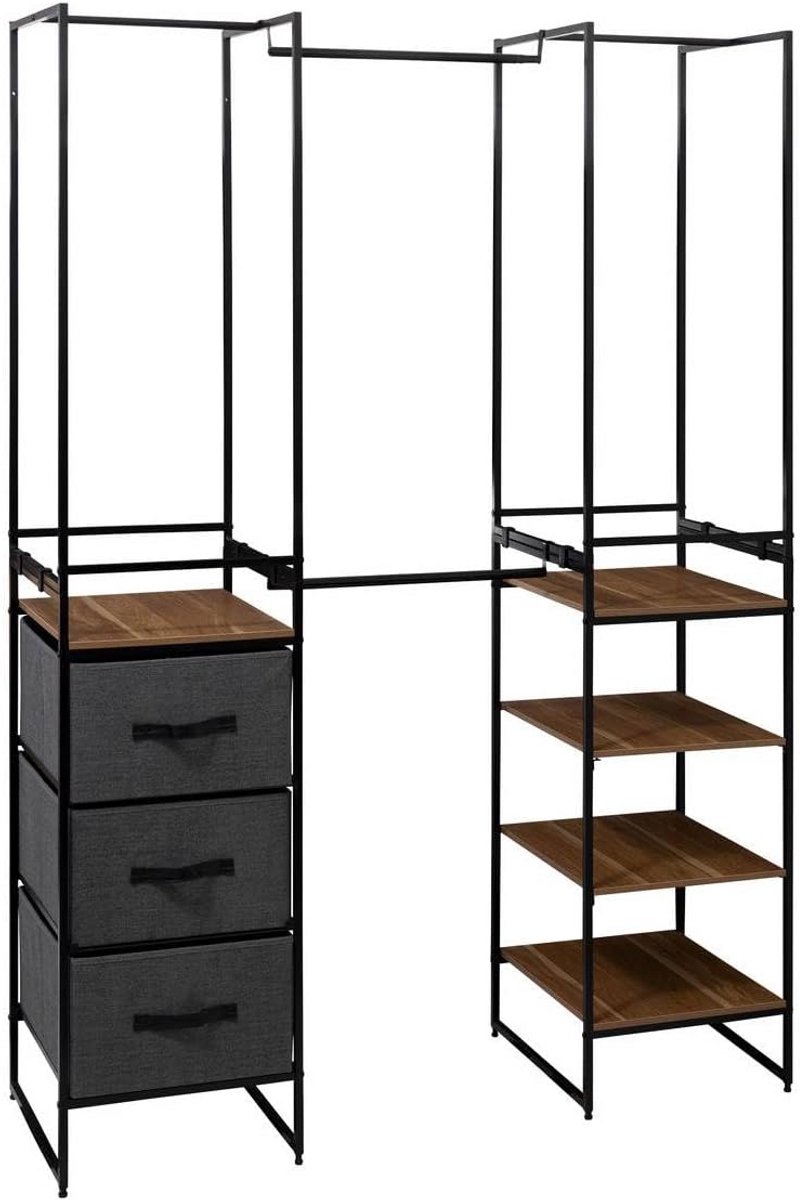 Modulaire Uittrekbare Kledingkast 180 cm - Multifunctionele Opbergoplossing