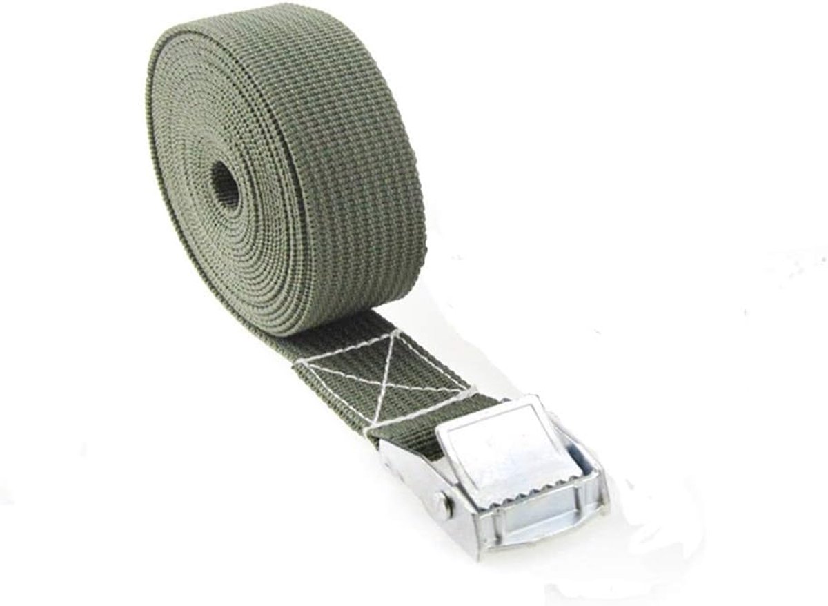 Verstelbare Heavy Duty Sjorbanden met Cam Gesp - 25mm x 6m