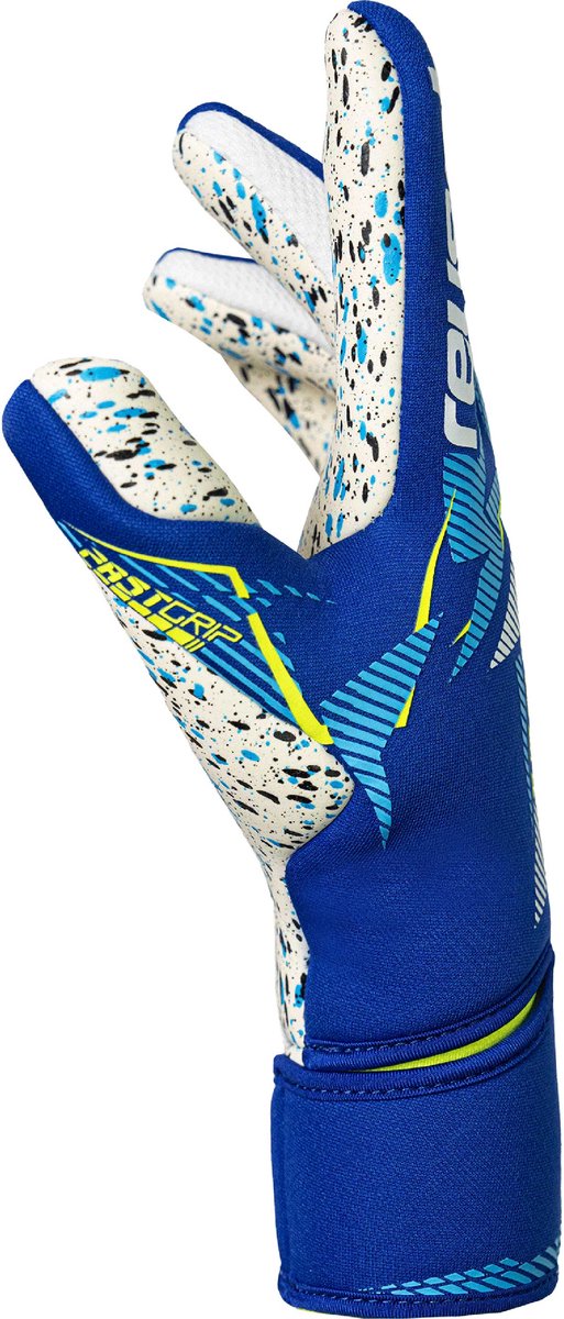 Reusch Fastgrip Fusion Junior Sharp Blue Keepershandschoenen Kinderen - Maat 7