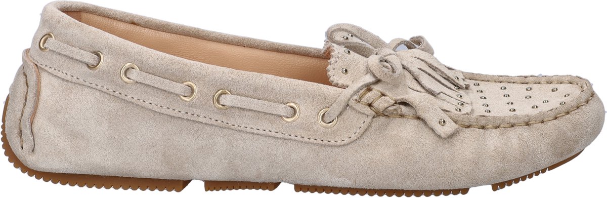 Fred De La Bretoniere Billy Indy Mocassins Dames - Instappers - Beige - Maat 42