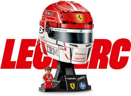 LEGO Editions Scuderia Ferrari HP Casque de Charles Leclerc - 43014