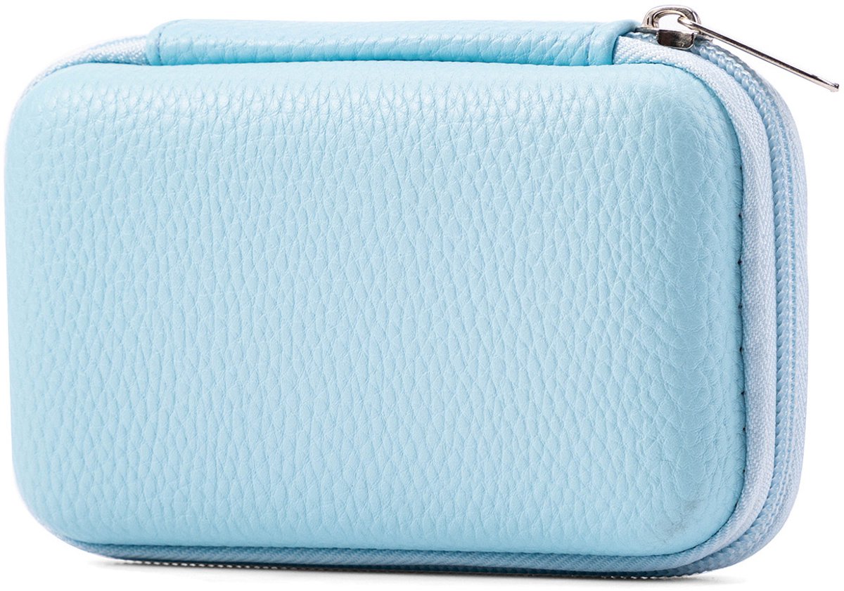 Cameratas, compacte cameratas, draagbare opbergdoos voor digitale camera's - blauw