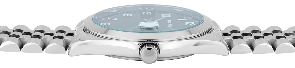 JUST WATCH Herenhorloge metaal JW20182 Met roestvrijstalen schakelband, datumweergave, D 42 mm,