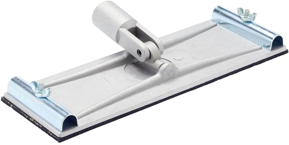 TuseRxln Schuurtool - Aluminiumlegering - Orbital Schuurmachine voor Wanden en Plafonds - 1 Stuk - Zilver