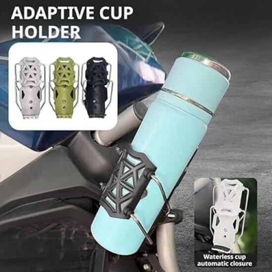 Drinkfleshouder - Zelfaanpassende Bekerhouder - Bidonhouder - 360° Draaibare Bidonhouder - Met Automatische Klemming - Bekerhouder Auto - Verstelbare Bekerhouder - Universele Bekerhouder Voor Fietsen — afbeelding 4