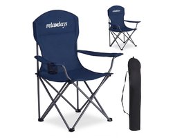 Campingstoel - 2 stuks - blauw