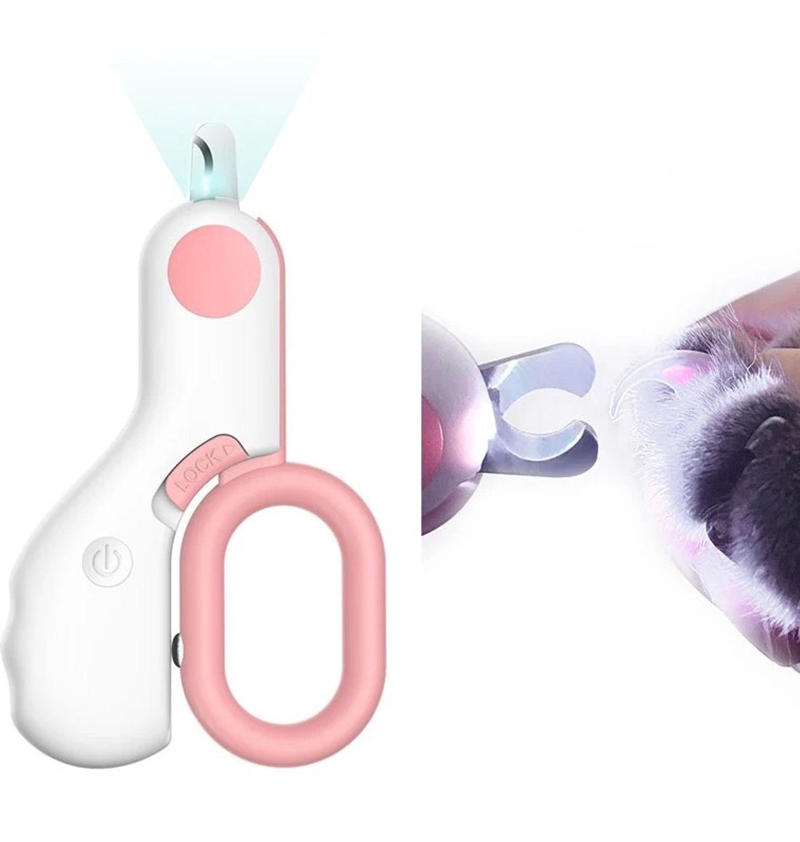 Direkt vom Hersteller: LED-Nagelknipser für Haustiere mit Anti-Spritz-Funktion u