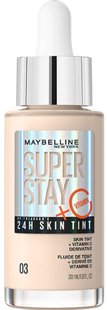 Maybelline 24h Skin tint verhelderende foundation met vitamine C 03 30 ml